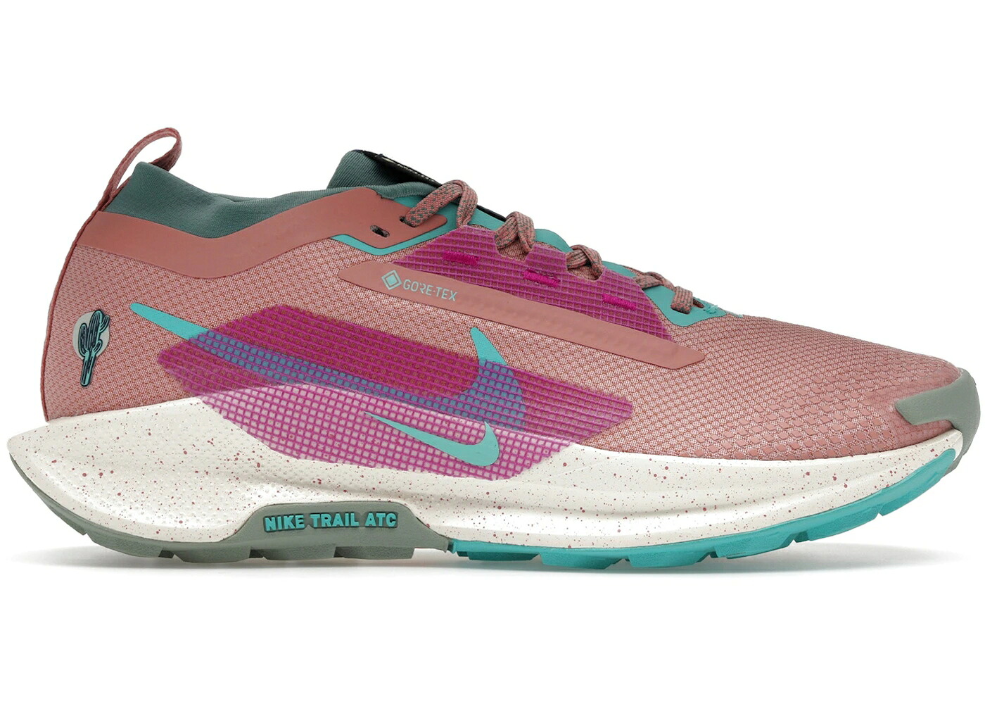 ナイキ リアクト ペガサス ゴアテックス 赤 赤いこと 緑 緑であること WOMEN\u0027S スニーカー レディース NIKE REACT PEGASUS TRAIL 5 GORE-TEX RED STARDUST GREEN FROST (WOMEN\u0027S) / RED STARDUST BICOASTAL VIVID