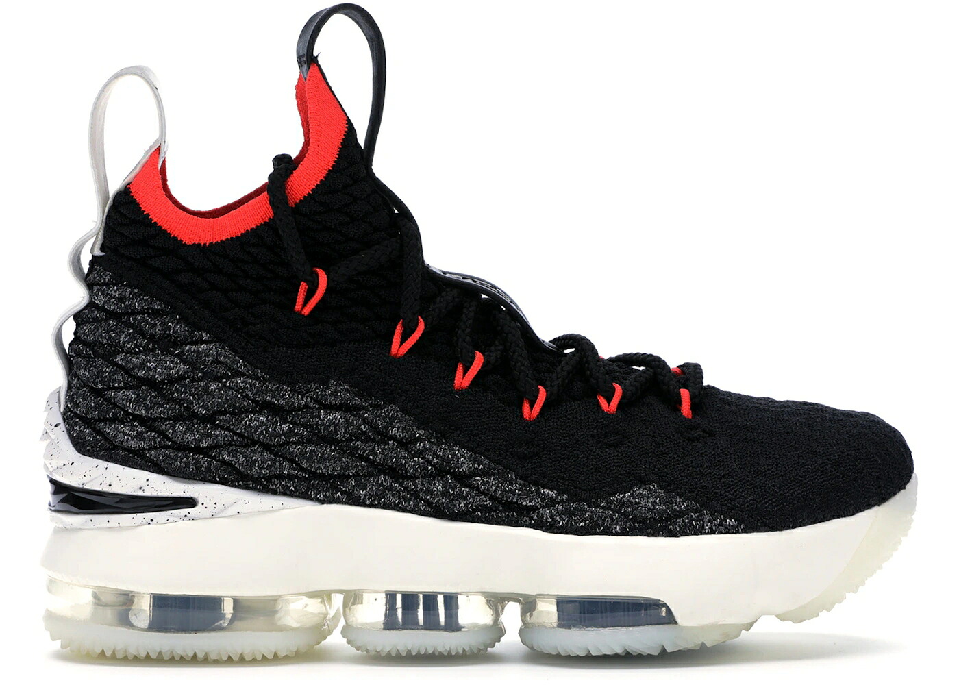 ナイキ レブロン 黒色 ブラック クリムゾン ジュニア キッズ NIKE LEBRON 15 BLACK BRIGHT CRIMSON (GS) / BLACK SAIL BRIGHT CRIMSON ベビー マタニティ スニーカー