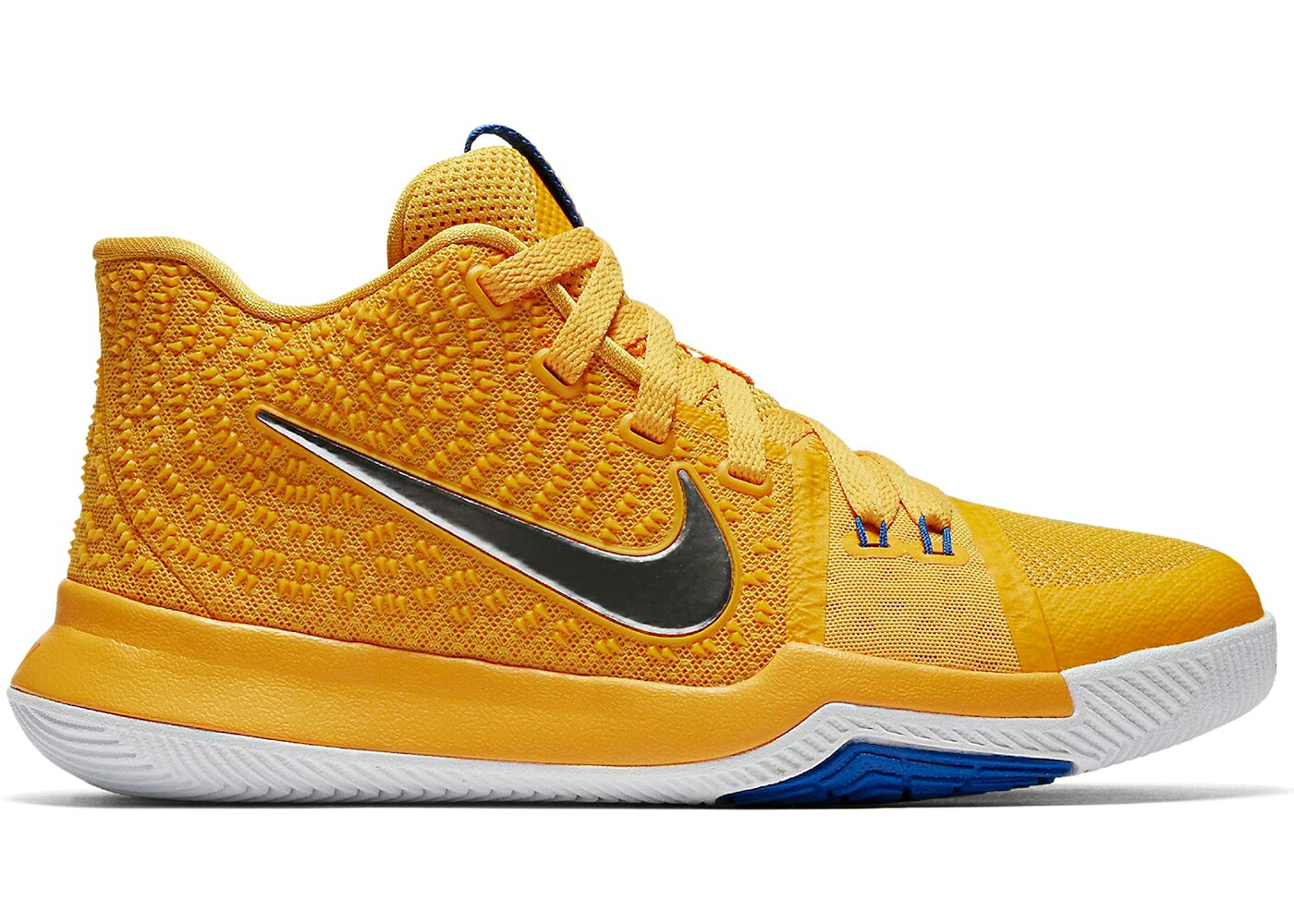 ナイキ カイリー ゴールド 白いこと 白いこと お坊っちゃん キッズ NIKE KYRIE 3 MAC AND CHEESE (GS) / UNIVERSITY GOLD CHROME WHITE もの言う花 マタニティ スニーカー