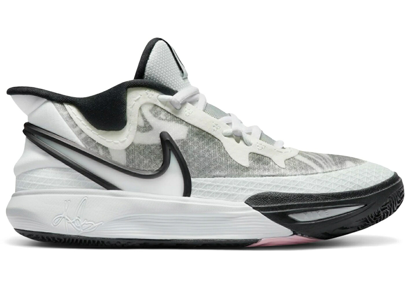 ナイキ カイリー 白色 ホワイト 黒色 ブラック ジュニア キッズ NIKE KYRIE 8 GO WHITE BLACK (GS) / WHITE WHITE BLACK ベビー マタニティ スニーカー