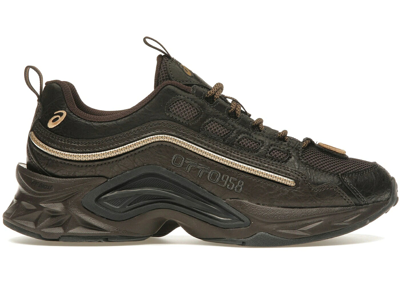 アシックス 茶色 ブラウン ピュア ゴールド スニーカー メンズ ASICS PROTOBLAST OTTO958 DARK BROWN / DARK BROWN PURE GOLD
