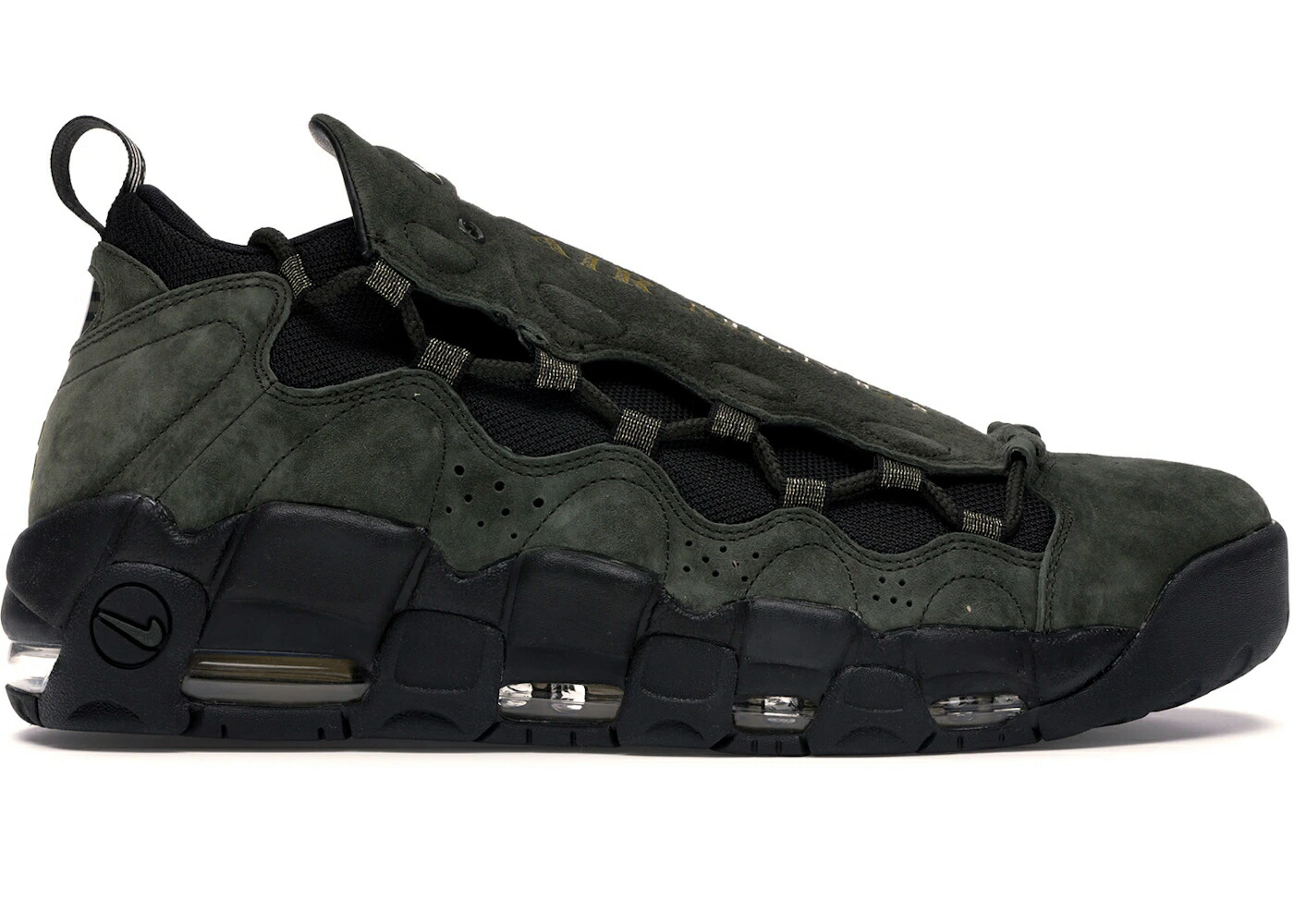 ナイキ ゴールド 黒いこと 黒いこと エアモアマネー スニーカー メンズ NIKE AIR MORE MONEY CURRENCY PACK (USA) / SEQUOIA METALLIC GOLD BLACK