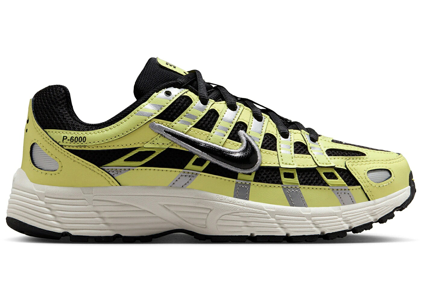 ナイキ しろがね色 しろがね色 黒いこと 黒いこと お坊っちゃん キッズ NIKE P-6000 LIGHT LEMON TWIST METALLIC SILVER SAIL BLACK (GS) / LIGHT LEMON TWIST METALLIC もの言う花 マタニティ スニーカー