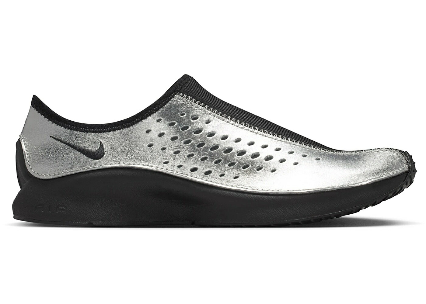 ナイキ しろがね色 しろがね色 黒いこと 黒いこと WOMEN\u0027S スニーカー レディース NIKE AIR SUPERFLY MOC METALLIC SILVER BLACK (WOMEN\u0027S) / METALLIC SILVER BLACK