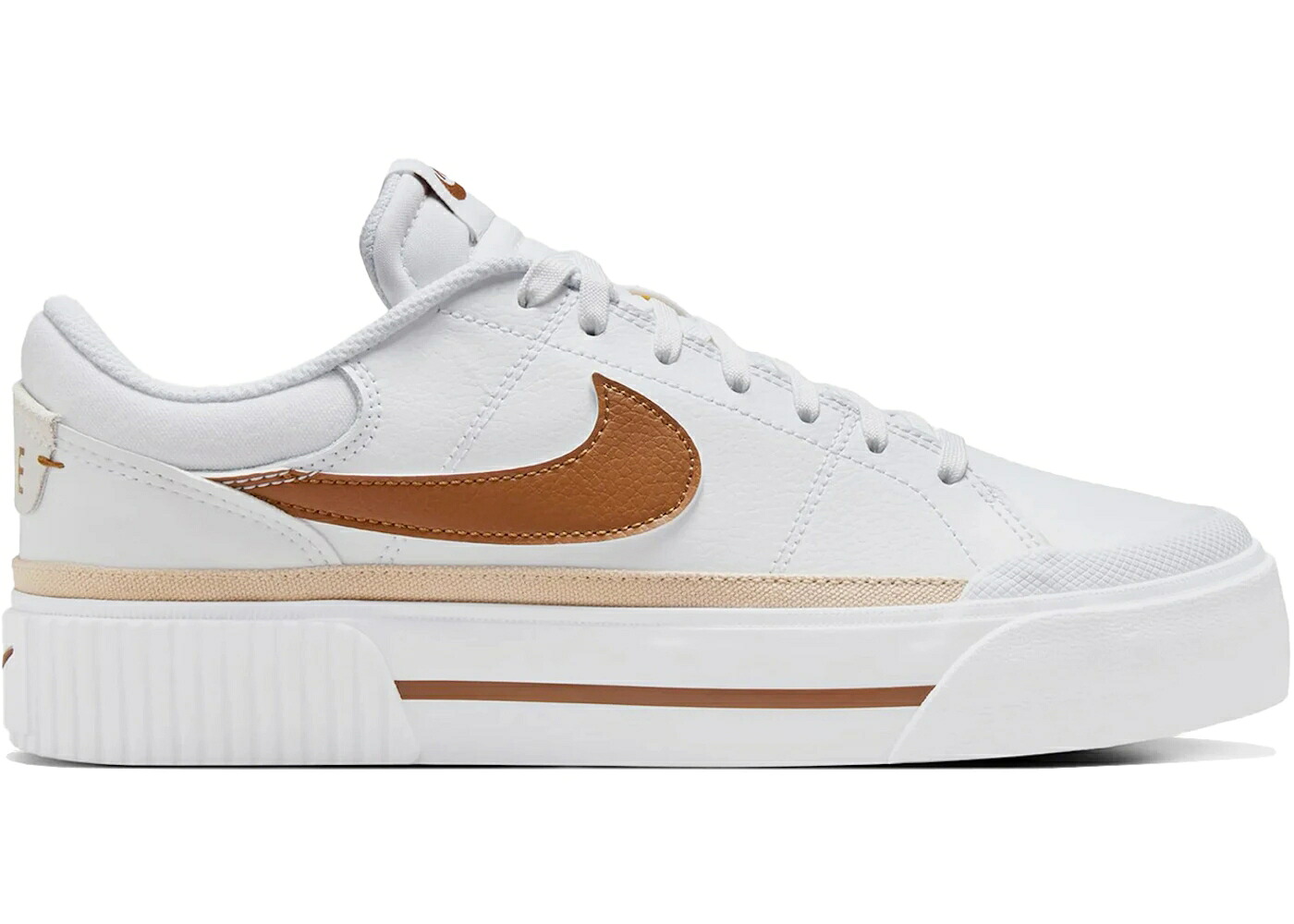 ナイキ 厚地の外套 レガシー 白いこと 白いこと WOMEN\u0027S スニーカー レディース NIKE COURT LEGACY LIFT WHITE BRITISH TAN SANDDRIFT (WOMEN\u0027S) / WHITE BRITISH TAN SANDDRIFT