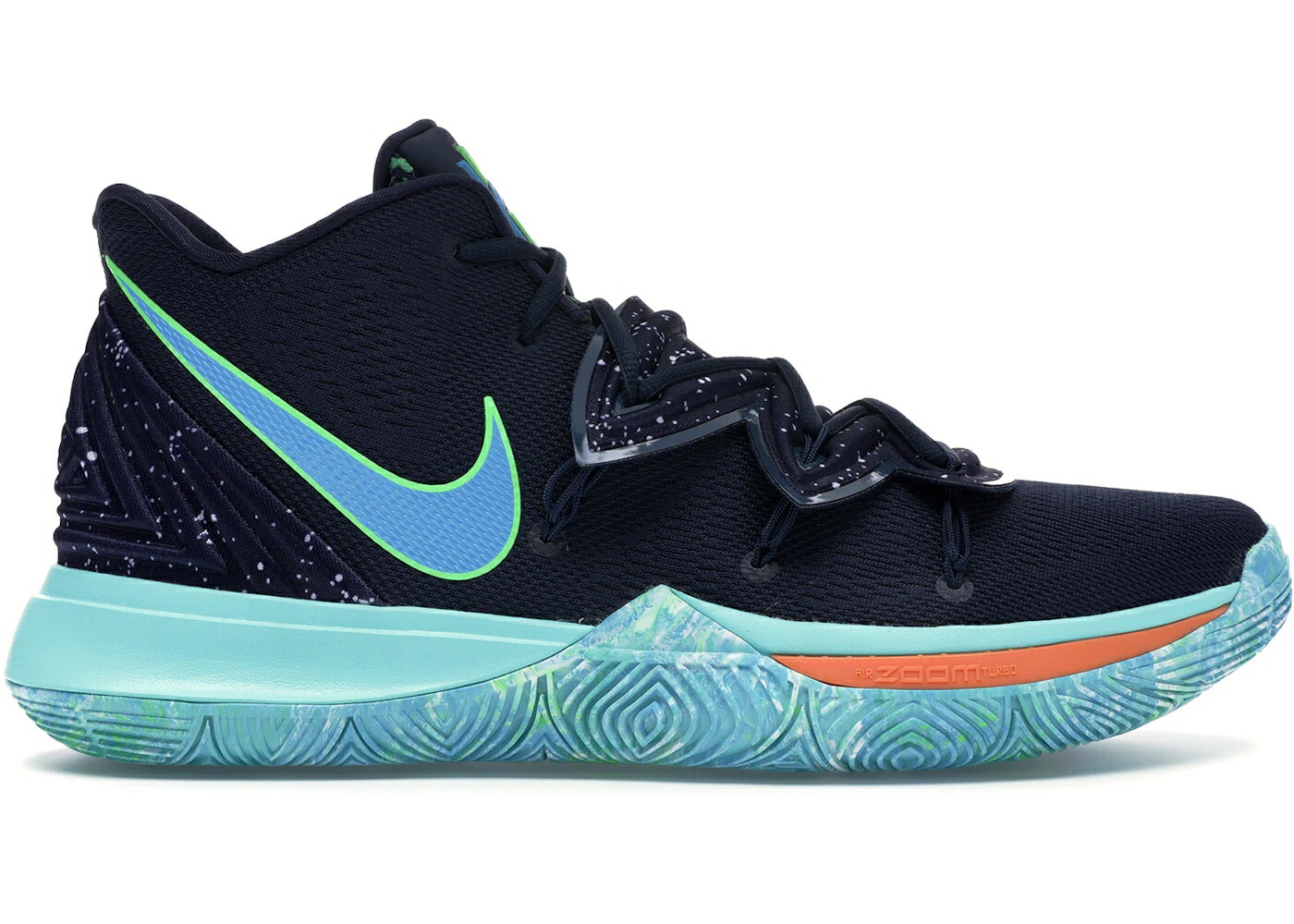 ナイキ カイリー 青み 青色 スニーカー メンズ NIKE KYRIE 5 UFO / OBSIDIAN LIGHT CURRENT BLUE