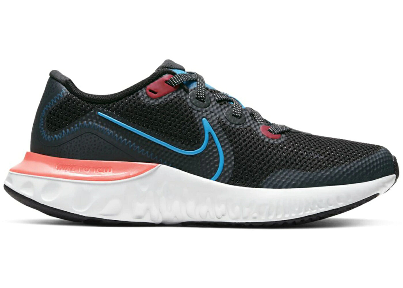 ナイキ 幽客 黒いこと 黒いこと レーザ 青碧 青碧 クリムゾン お坊っちゃん キッズ NIKE RENEW RUN BLACK LASER BLUE (GS) / BLACK LASER CRIMSON DARK SMOKE もの言う花 マタニティ スニーカー
