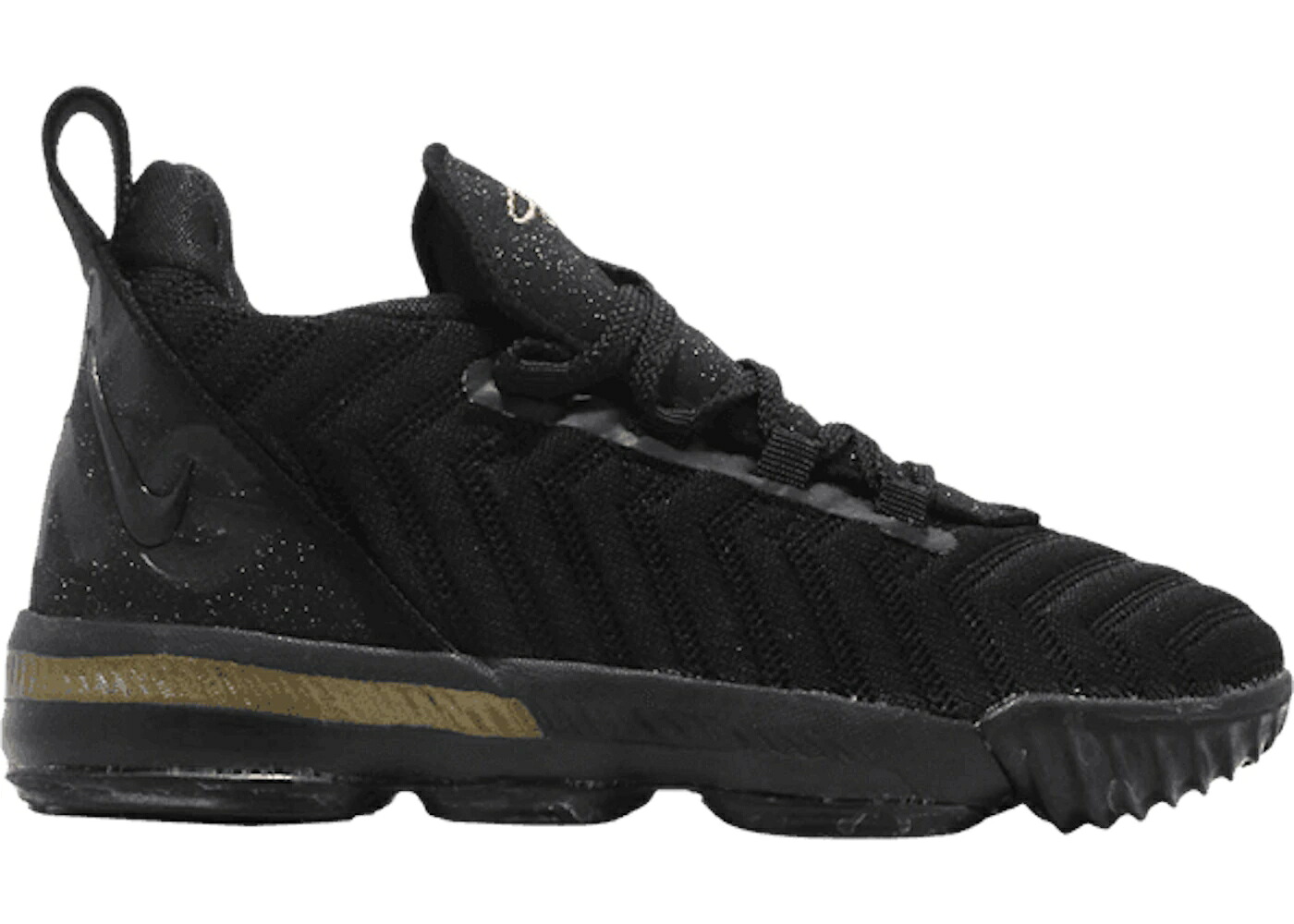 ナイキ レブロン 黒いこと 黒いこと ゴールド I\u0027M 御坊っちゃん キッズ NIKE LEBRON 16 KING (なおなお書き) / BLACK METALLIC GOLD もの言う花 マタニティ スニーカー