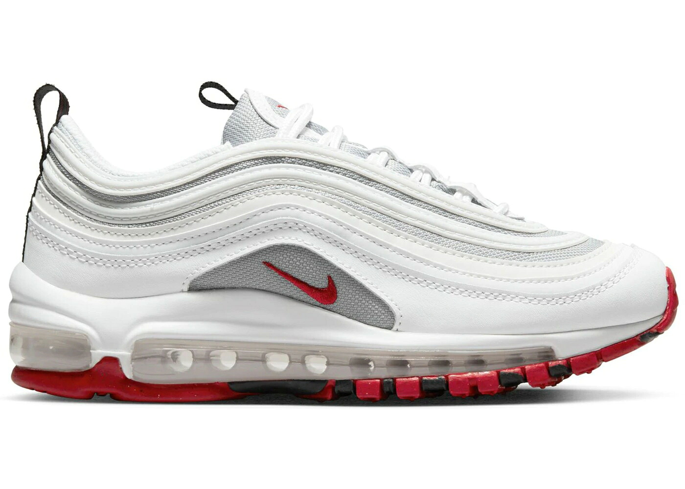 ナイキ マックス 白色 ホワイト ブレット 灰色 グレー エアマックス ジュニア キッズ NIKE AIR MAX 97 WHITE BULLET (GS) / WHITE PARTICLE GREY PHOTON DUST ベビー マタニティ スニーカー