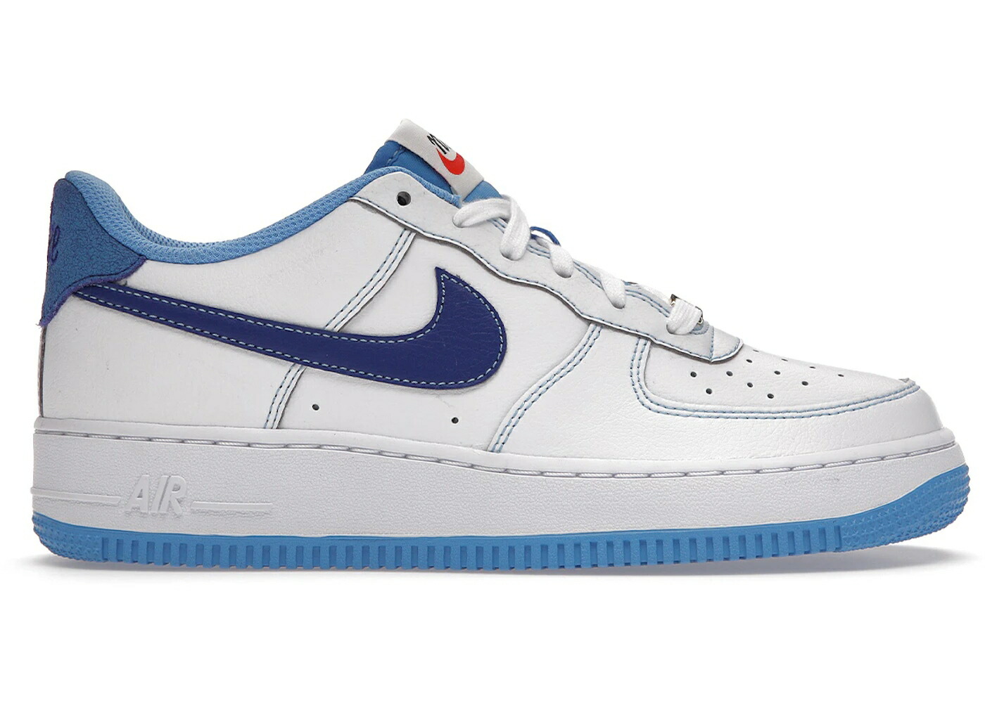 ナイキ 白いこと 白いこと 青碧 青碧 ディープ 空軍 お坊っちゃん キッズ NIKE AIR FORCE 1 LOW S50 WHITE UNIVERSITY BLUE (GS) / WHITE DEEP ROYAL BLUE UNIVERSITY もの言う花 マタニティ スニーカー
