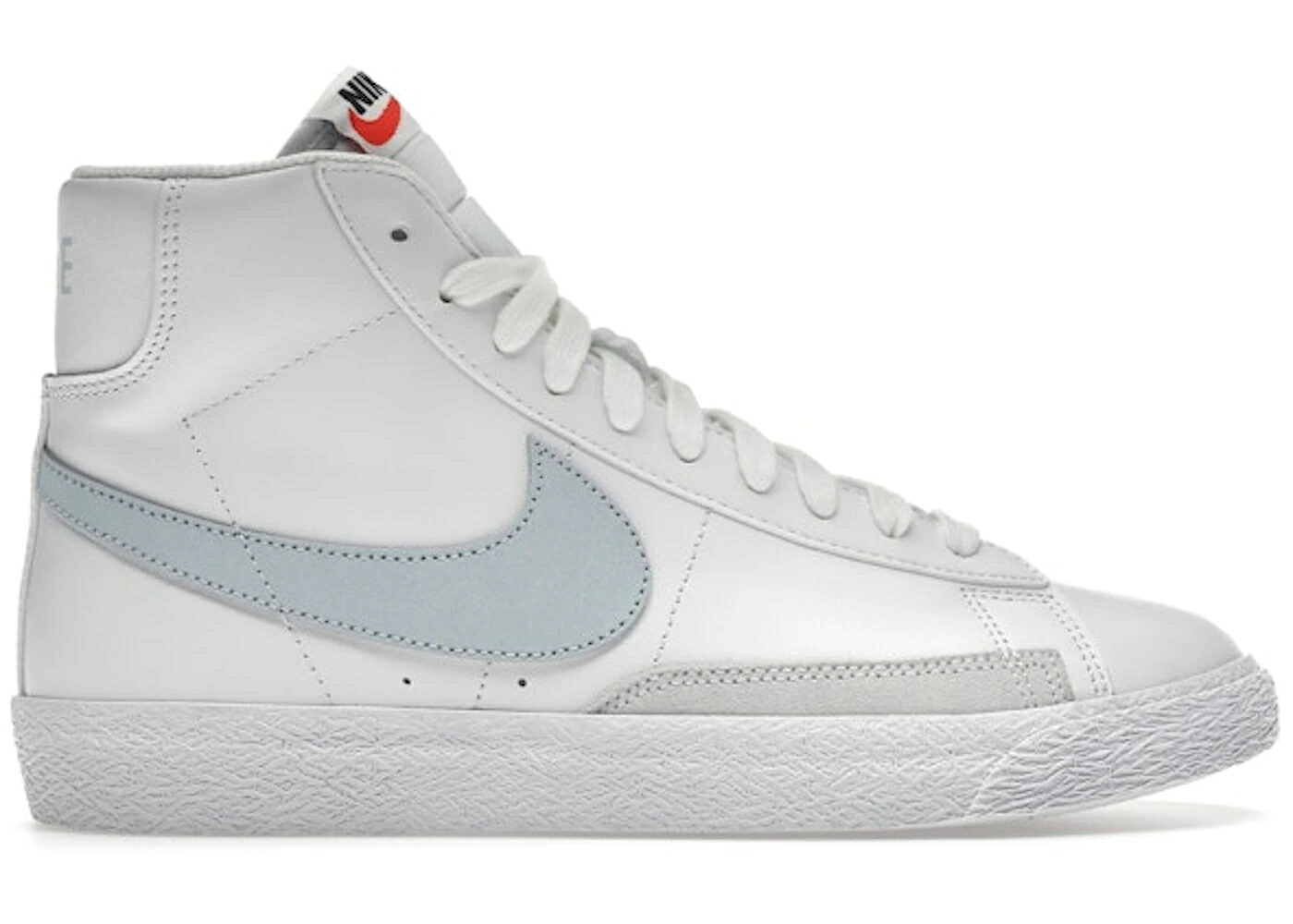 ナイキ ブレイザー ミッド 白色 ホワイト 青色 ブルー ジュニア キッズ NIKE BLAZER MID WHITE CELESTINE BLUE (GS) / WHITE CELESTINE BLUE ベビー マタニティ スニーカー｜スニケス