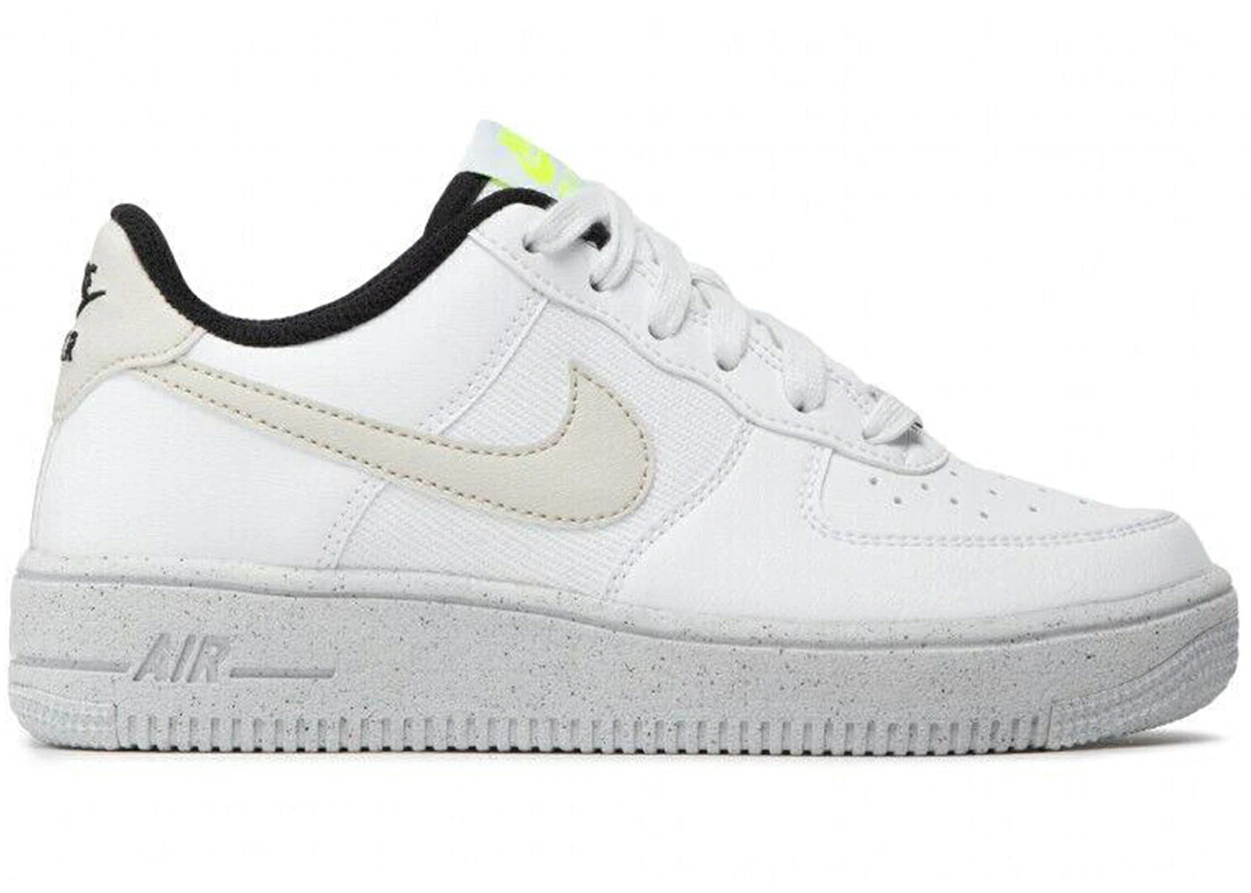 ナイキ 白いこと 白いこと 黒いこと 黒いこと 空軍 御坊っちゃん キッズ NIKE AIR FORCE 1 LOW CRATER NEXT NATURE WHITE LIGHT BONE (GS) / WHITE VOLT BLACK LIGHT BONE もの言う花 マタニティ スニーカー