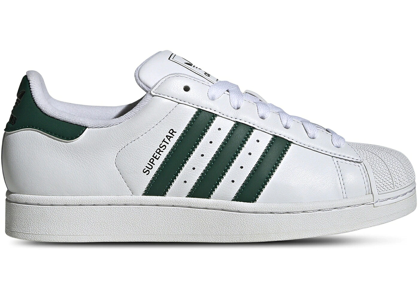 アディダス はやりっ子 白いこと 白いこと 緑 緑であること スニーカー メンズ ADIDAS SUPERSTAR II WHITE COLLEGIATE GREEN / FOOTWEAR WHITE COLLEGIATE GREEN