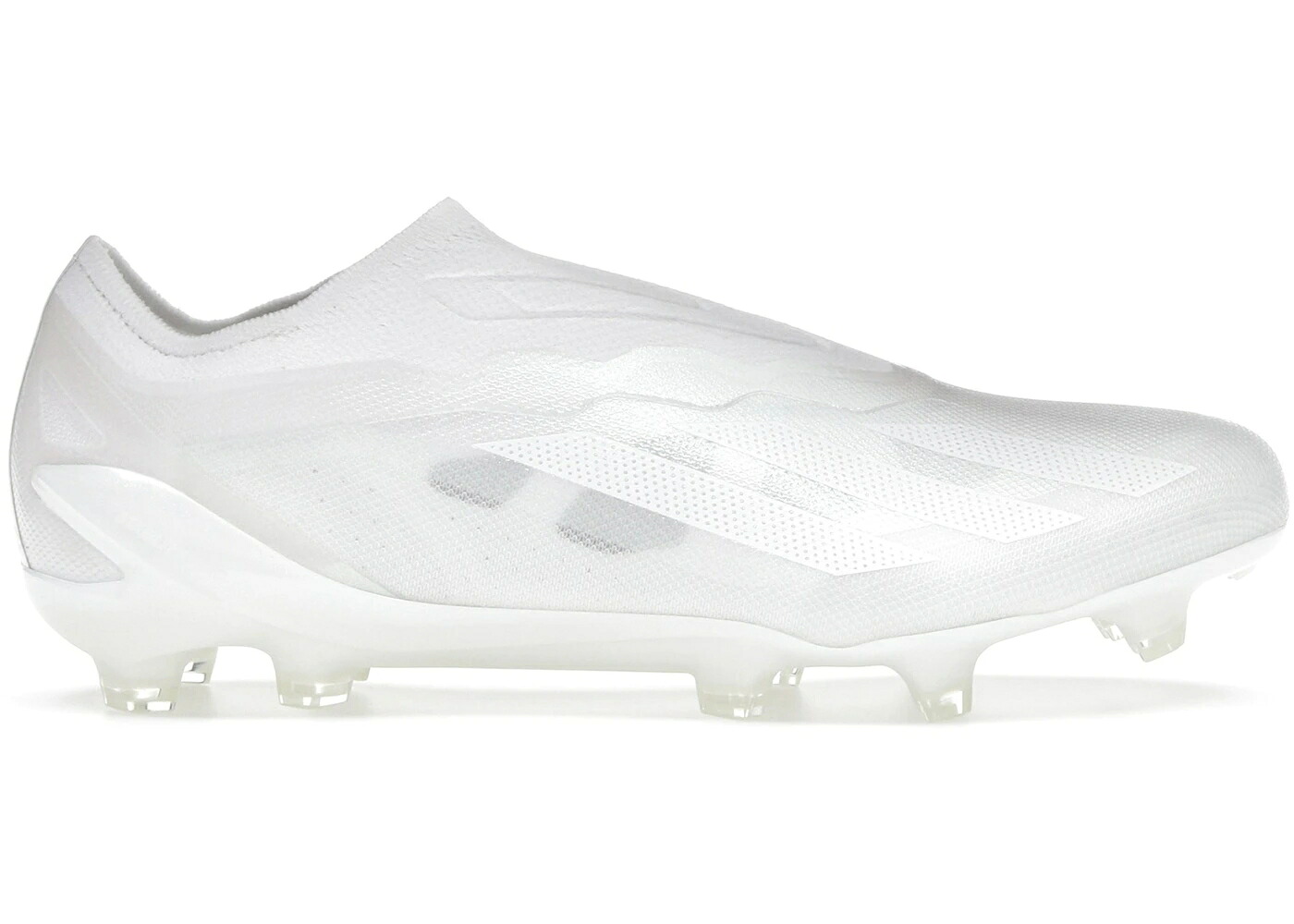 アディダス 白色 ホワイト CRAZYFAST.1 スニーカー メンズ ADIDAS X LACELESS FG PEARLIZED PACK / FOOTWEAR WHITE FOOTWEAR WHITE