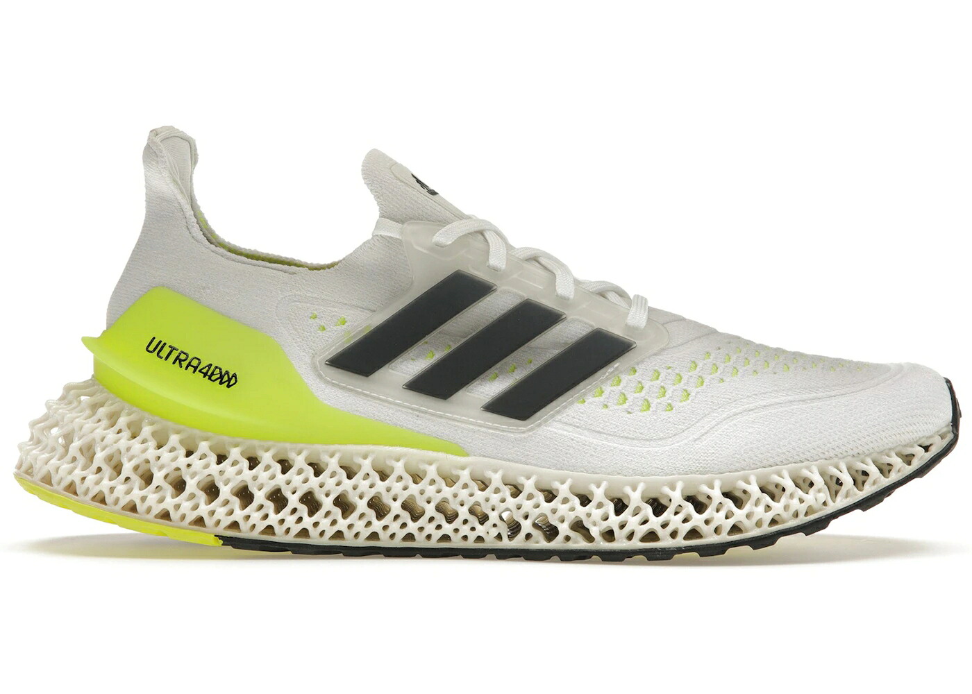 アディダス ウルトラ 白色 ホワイト 黄色 イエロー コア 黒色 ブラック スニーカー メンズ ADIDAS ULTRA 4DFWD WHITE SOLAR YELLOW / CLOUD WHITE CORE BLACK SOLAR|スニケス