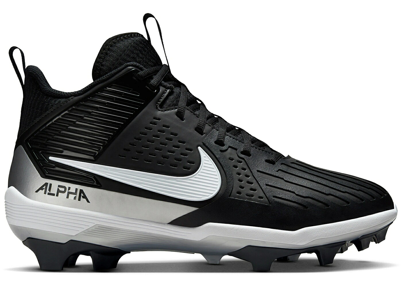 ナイキ アルファ 黒いこと 黒いこと しろがね色 しろがね色 白いこと 白いこと スニーカー メンズ NIKE ALPHA MENACE STRONG BLACK METALLIC SILVER WHITE / BLACK METALLIC SILVER WHITE