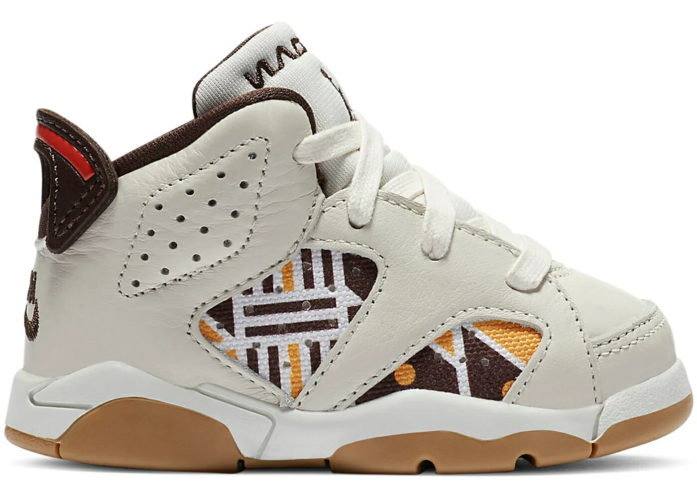 ナイキ ジョーダン チーム 橙 オレンジ 茶色 ブラウン ジュニア キッズ JORDAN 6 RETRO QUAI 54 (2020) (TD) / SAIL TEAM ORANGE GUM LIGHT BROWN