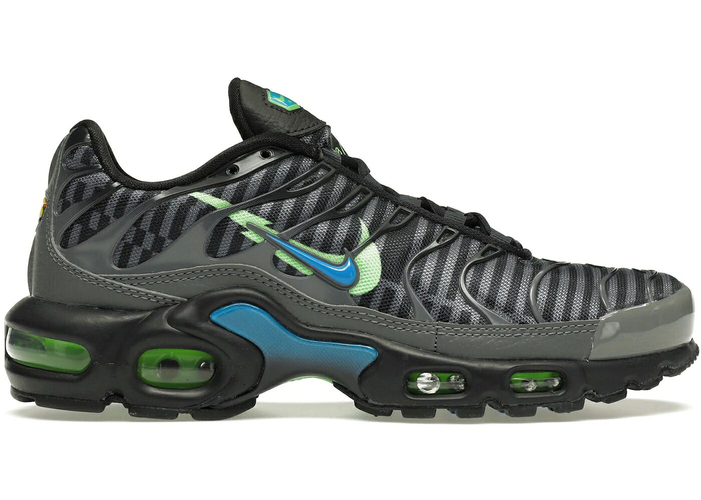ナイキ マックス 薄墨色 薄墨色 青味 青味 エアマックスプラス スニーカー メンズ NIKE AIR MAX PLUS CHAMPIONS LEAGUE / GREY NEON BLUE