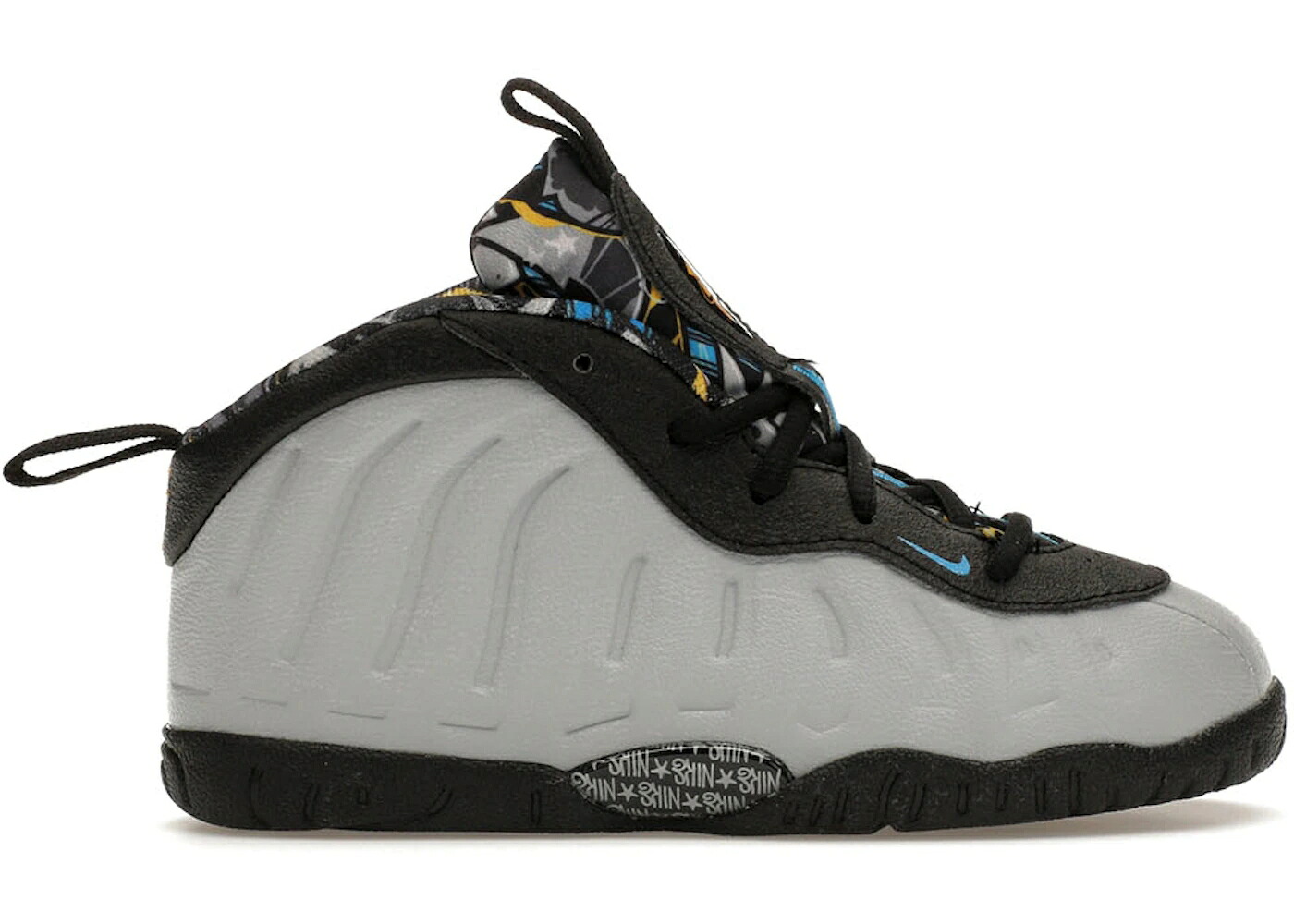 ナイキ フォームポジット エアフォームポジットワン ジュニア キッズ NIKE AIR FOAMPOSITE ONE GRAFFITI (TD) / MUSLIN LAVENDER MIST HYPER