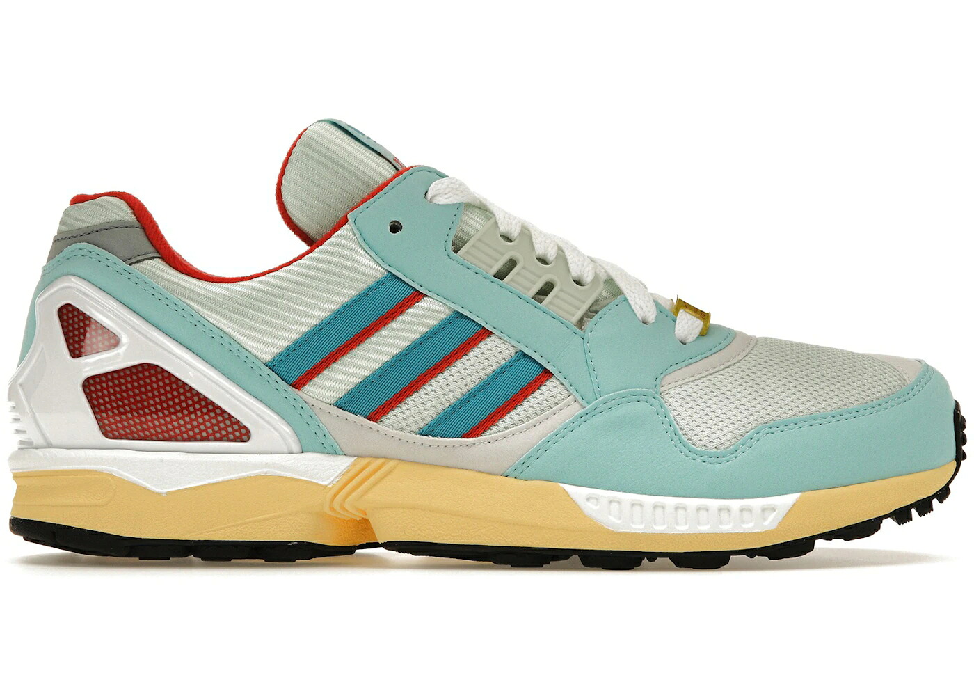 アディダス 赤 レッド スニーカー メンズ ADIDAS ZX 9000 TURQUOISE