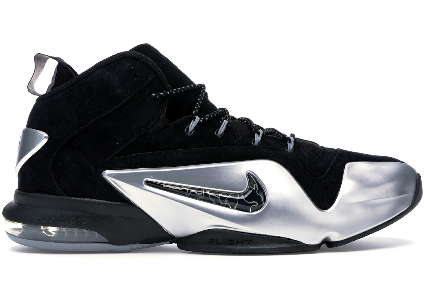 ナイキ ペニー 黒いこと 黒いこと しろがね色 しろがね色 スニーカー メンズ NIKE PENNY 6 BLACK METALLIC SILVER / BLACK METALLIC SILVER