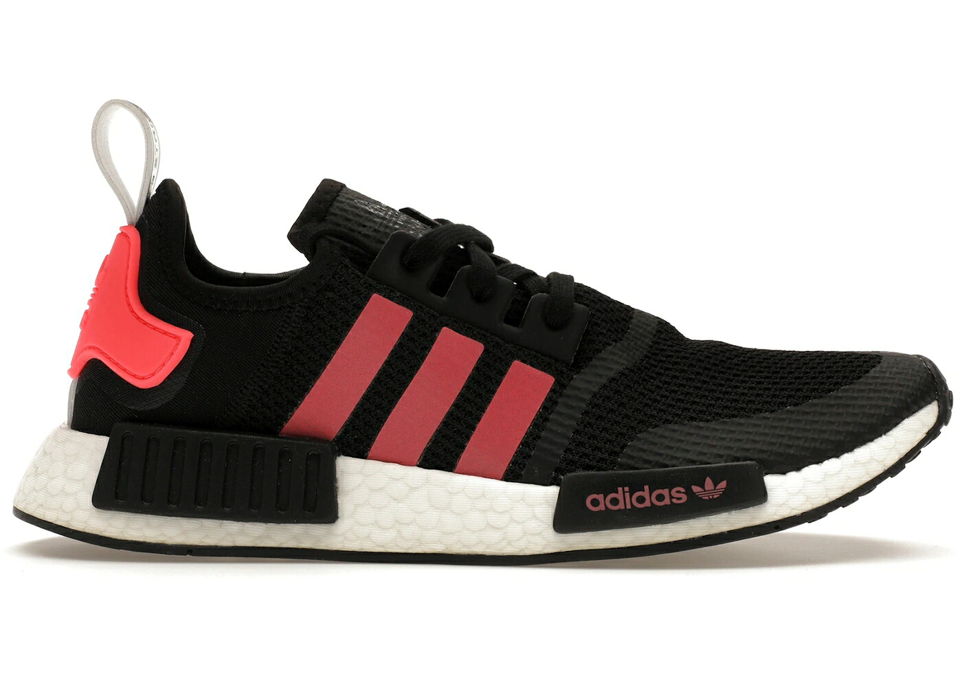 アディダス 黒色 ブラック ピンク 白色 ホワイト コア スニーカー メンズ ADIDAS NMD R1 BLACK SIGNAL PINK WHITE / CORE BLACK SIGNAL PINK CLOUD