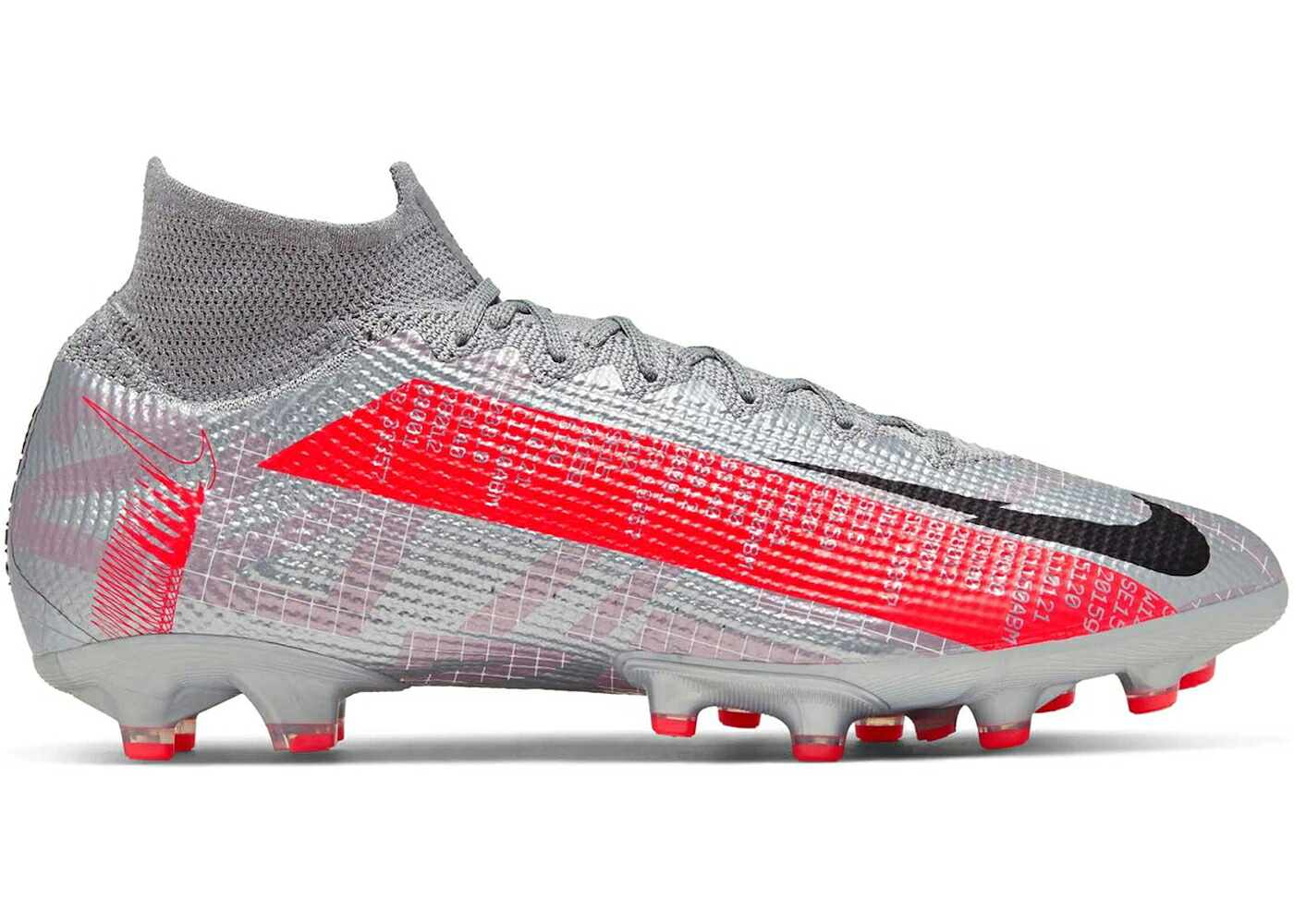 ナイキ エリート 労働者階級 薄墨色 薄墨色 クリムゾン スニーカー メンズ NIKE SUPERFLY 7 ELITE AG PRO METALLIC GREY CRIMSON / METALLIC BOMBER GREY PARTICLE