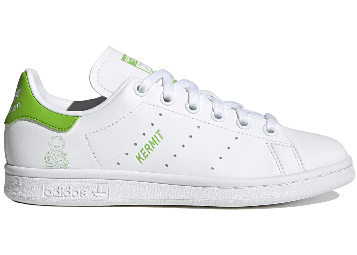 アディダス 白いこと 白いこと 姿勢為損ない 御坊っちゃん キッズ ADIDAS STAN SMITH KERMIT (GS) / CLOUD WHITE PANTONE CLOUD WHITE もの言う花 マタニティ スニーカー