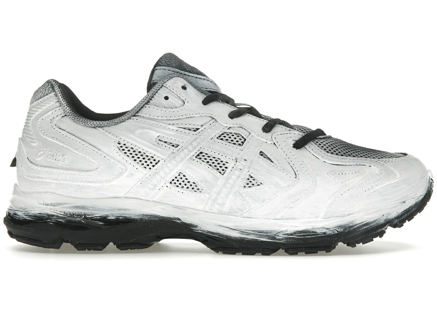 アシックス 活動力 黒いこと 黒いこと DEPT. スニーカー メンズ ASICS GEL-K1011 GALLERY MENTAL ENERGY PAINTED / BLACK BLACK スニーカー-靴