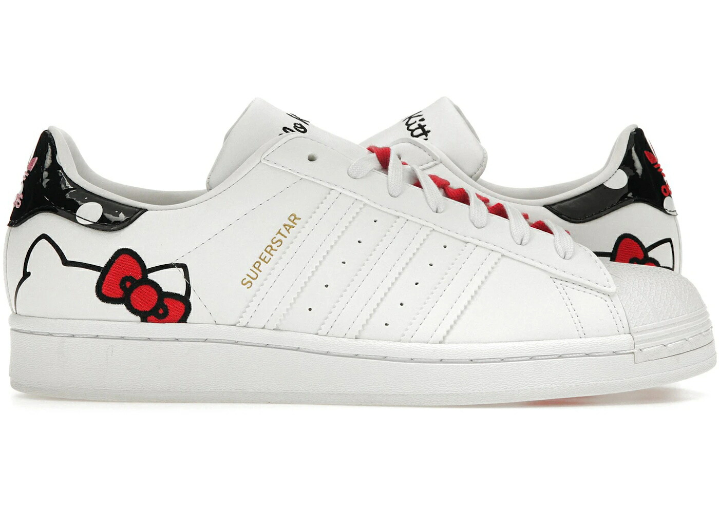 アディダス スーパースター 白色 ホワイト ハローキティー WOMEN'S スニーカー レディース ADIDAS SUPERSTAR HELLO KITTY (WOMEN'S) / FOOTWEAR WHITE FOOTWEAR WHITE｜スニケス