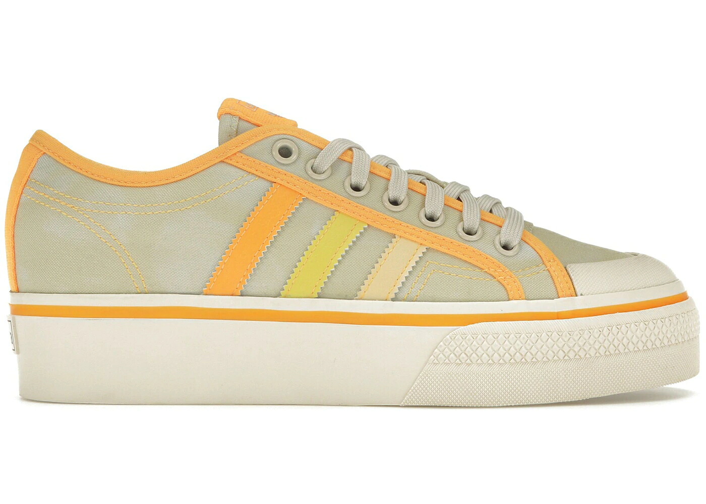 アディダス 黄味がかった 黄色 橙 オレンジ色 WOMEN\u0027S スニーカー レディース ADIDAS NIZZA PLATFORM LO PARLEY ALMOST YELLOW ORANGE TINT (WOMEN\u0027S) / ALMOST YELLOW ORANGE TINT WONDER