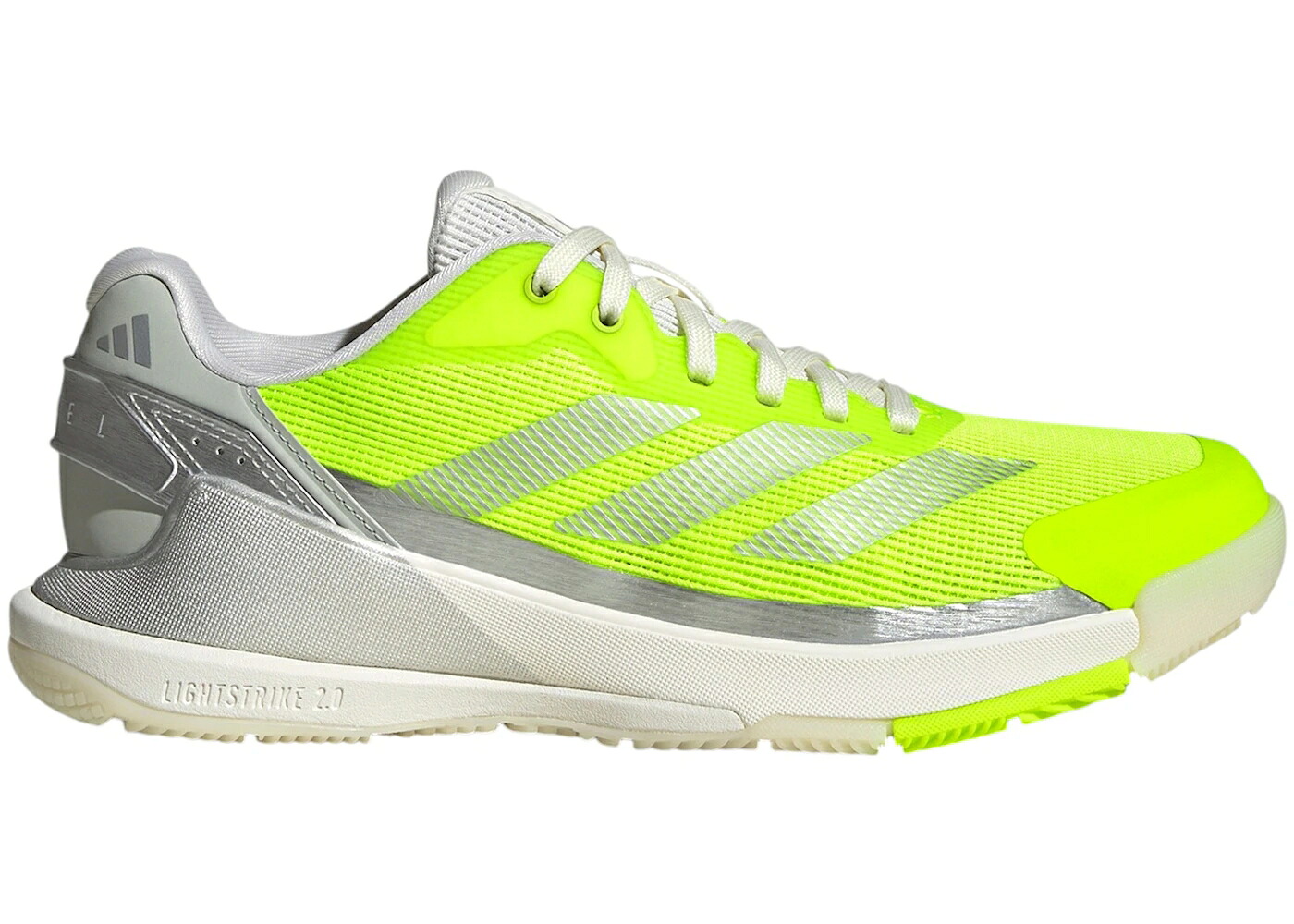 アディダス しろがね色 しろがね色 WOMEN\u0027S スニーカー レディース ADIDAS CRAZYQUICK LIGHTSTRIKE PADEL LUCID LEMON SILVER METALLIC WONDER (WOMEN\u0027S) / LUCID LEMON SILVER METALLIC