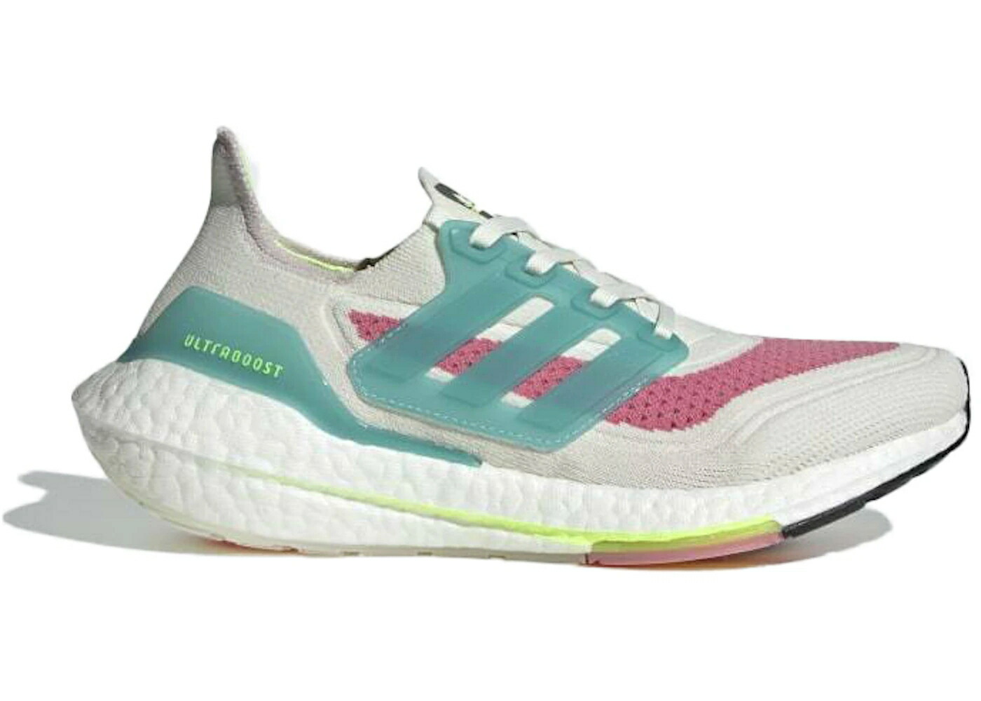 アディダス ウルトラ ブースト 白色 ホワイト ローズ ウルトラブースト WOMEN'S スニーカー レディース ADIDAS ULTRA BOOST 21 WHITE TINT ROSE TONE (WOMEN'S) / WHITE TINT MINT TON ROSE TONE