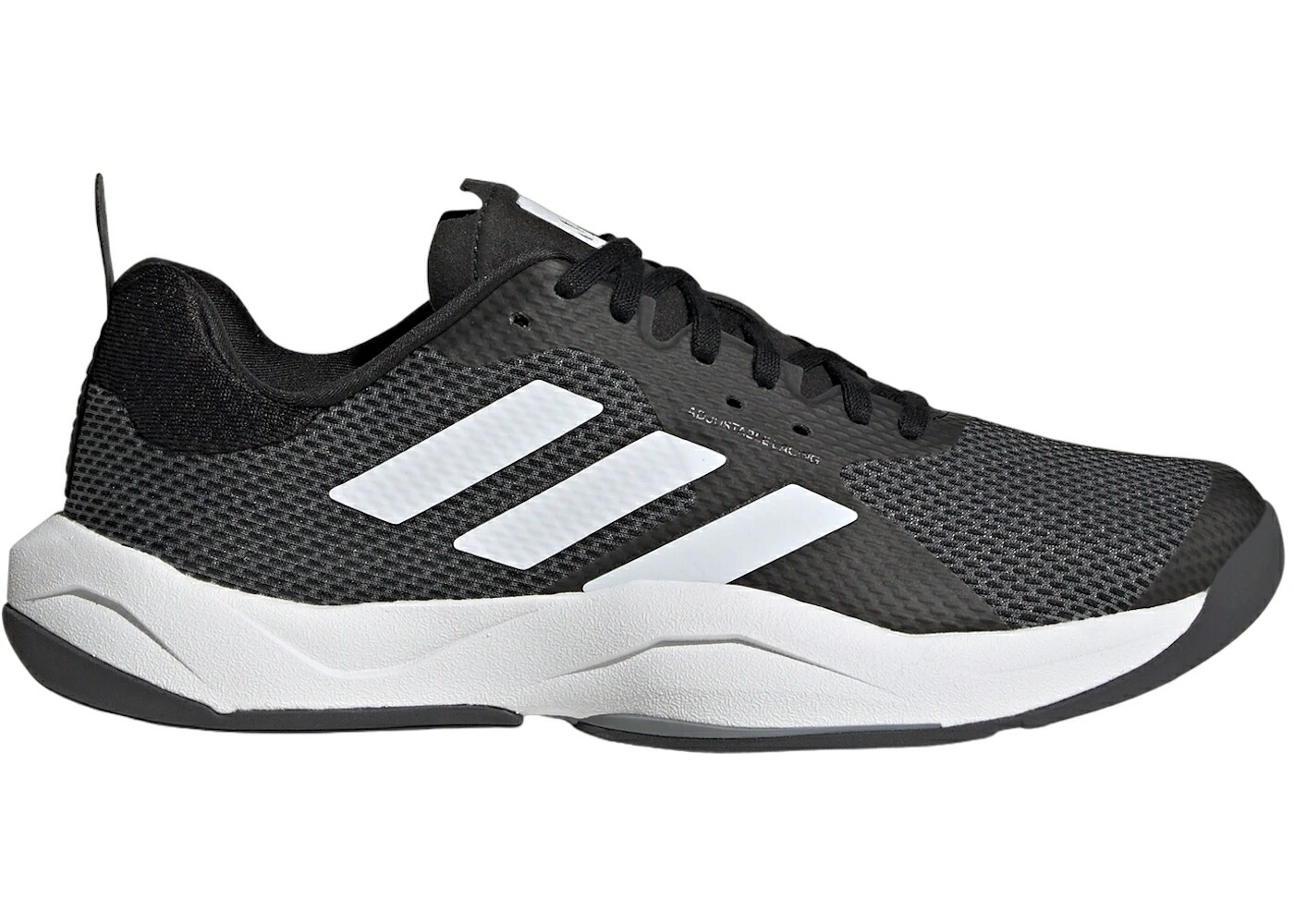 アディダス コア 黒色 ブラック 白色 ホワイト 灰色 グレー WOMEN スニーカー レディース ADIDAS RAPIDMOVE CORE BLACK CLOUD WHITE GREY (WOMEN) / CORE BLACK CLOUD WHITE GREY SIX
