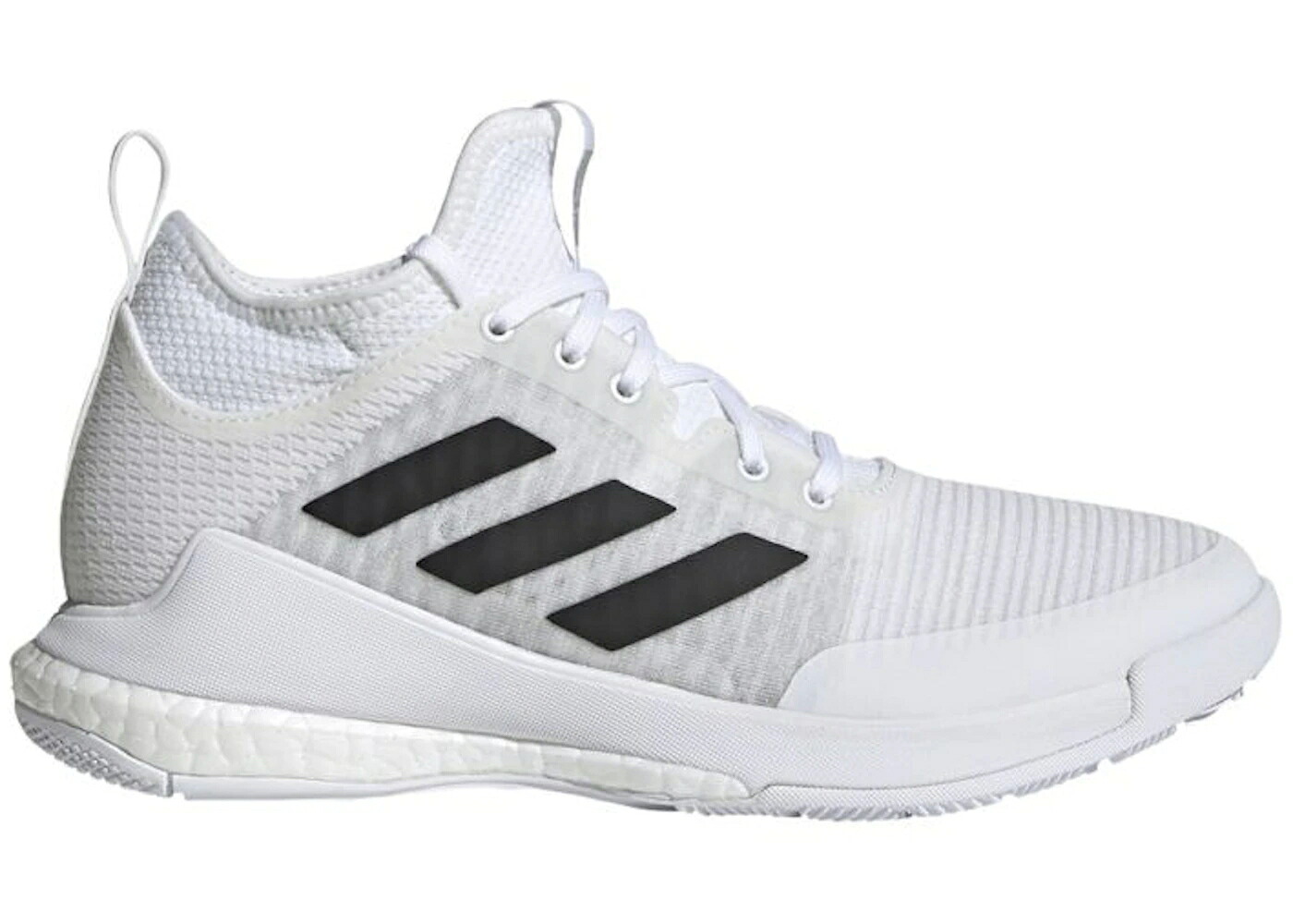 アディダス ミッド 白色 ホワイト 黒色 ブラック コア 銀色 シルバー WOMEN'S スニーカー レディース ADIDAS CRAZYFLIGHT MID WHITE BLACK (WOMEN'S) / CLOUD WHITE CORE BLACK SILVER