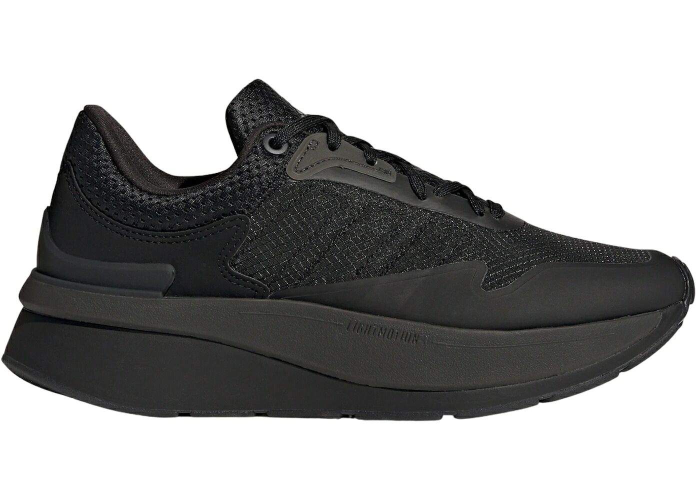 アディダス コア 黒色 ブラック カーボン 白色 ホワイト LIGHTMOTION+ WOMEN'S スニーカー レディース ADIDAS ZNCHILL CORE BLACK CARBON CLOUD WHITE (WOMEN'S) / CORE BLACK CARBON CLOUD WHITE