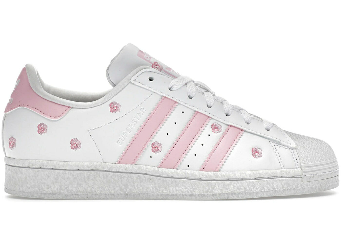 アディダス はやりっ児 白いこと 白いこと さくら色 お坊っちゃん キッズ ADIDAS SUPERSTAR CLOUD WHITE CLEAR PINK (GS) / CLOUD WHITE CLEAR PINK CLOUD もの言う花 マタニティ スニーカー