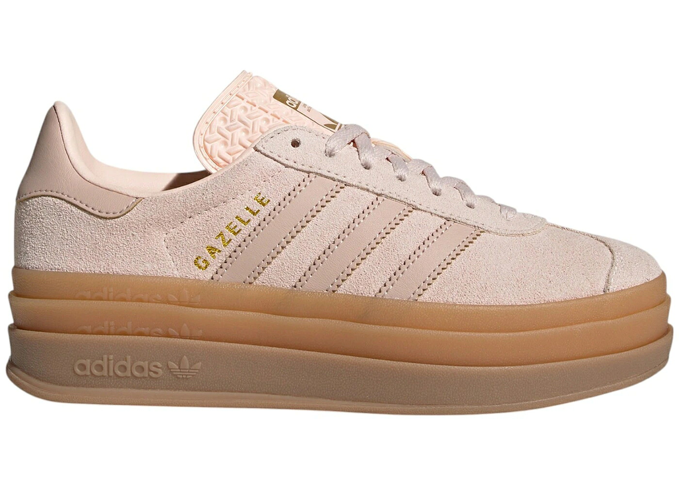 アディダス ガゼル 御坊っちゃん キッズ ADIDAS GAZELLE BOLD WONDER QUARTZ TAUPE GUM (GS) / WONDER QUARTZ WONDER TAUPE GUM もの言う花 マタニティ スニーカー