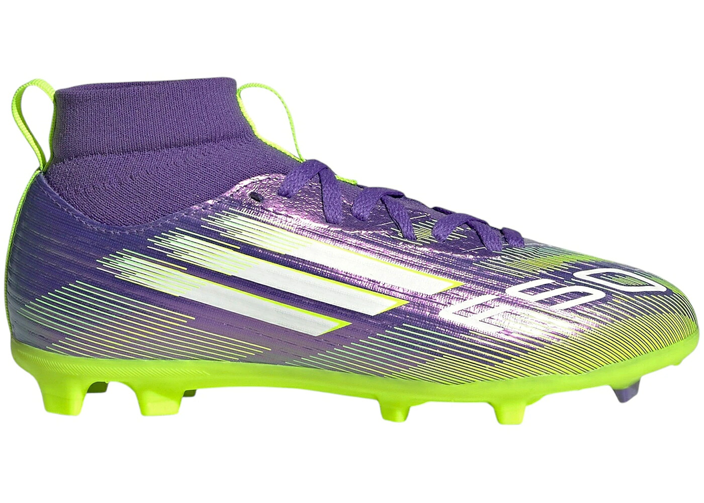 アディダス 紫 パープル ラッシュ 白色 ホワイト ジュニア キッズ ADIDAS F50 LEAGUE MID-CUT FG/MG PURPLE RUSH CLOUD WHITE LUCID LEMON (GS) / PURPLE RUSH CLOUD WHITE LUCID ベビー マタニティ スニーカー|スニケス