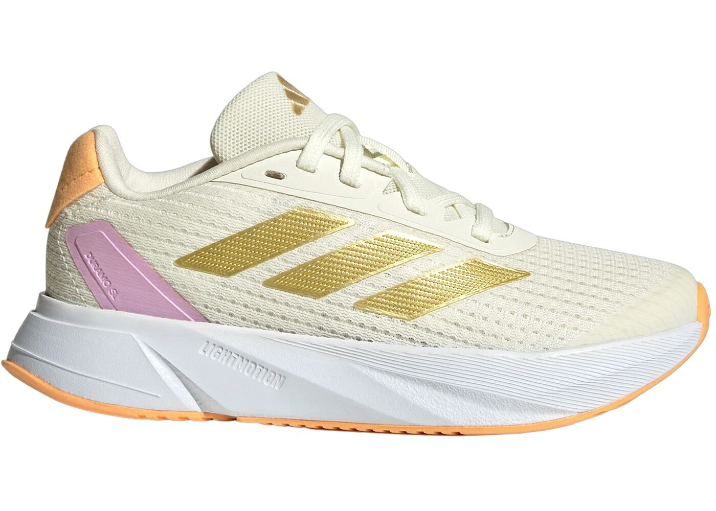 アディダス アイボリー ゴールド 橙 オレンジ ジュニア キッズ ADIDAS DURAMO SL IVORY GOLD METALLIC HAZY ORANGE (GS) / IVORY GOLD METALLIC HAZY ORANGE ベビー マタニティ スニーカー