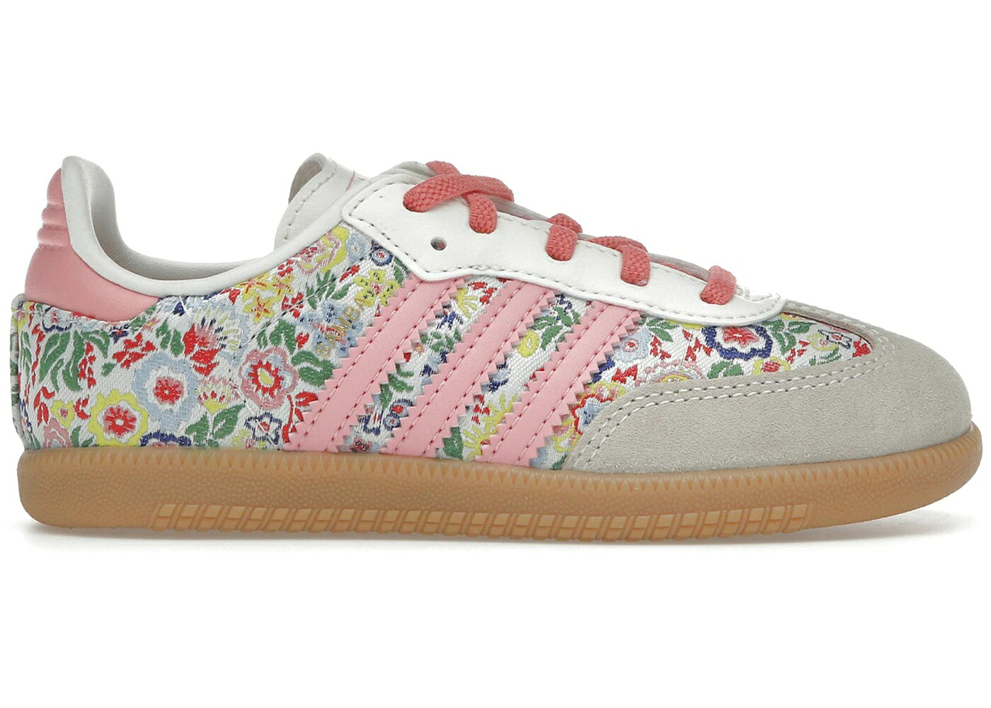 アディダス サンバ 白いこと 白いこと お坊っちゃん キッズ ADIDAS SAMBA OG LIBERTY LONDON FLORAL EMBROIDERY (TD) / FLORAL PRINT OFF WHITE