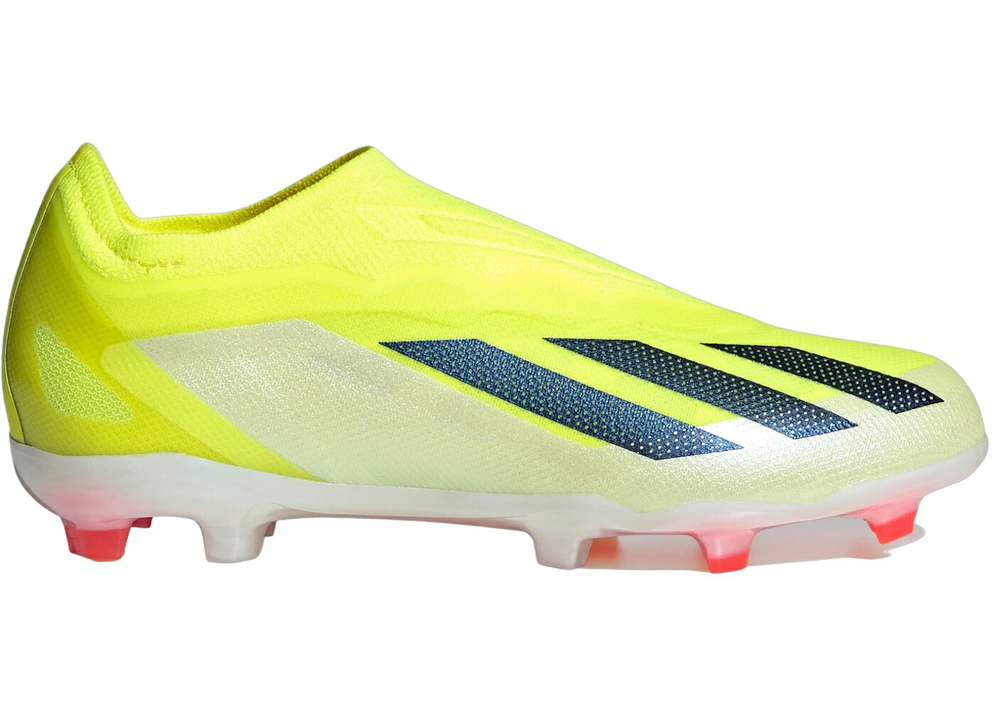 アディダス エリート チーム 黄色 イエロー コア 黒色 ブラック 白色 ホワイト ジュニア キッズ ADIDAS CRAZYFAST ELITE LACELESS FG TEAM SOLAR YELLOW CORE BLACK CLOUD WHITE (GS) / TEAM SOLAR YELLOW 2 CORE BLACK ベ