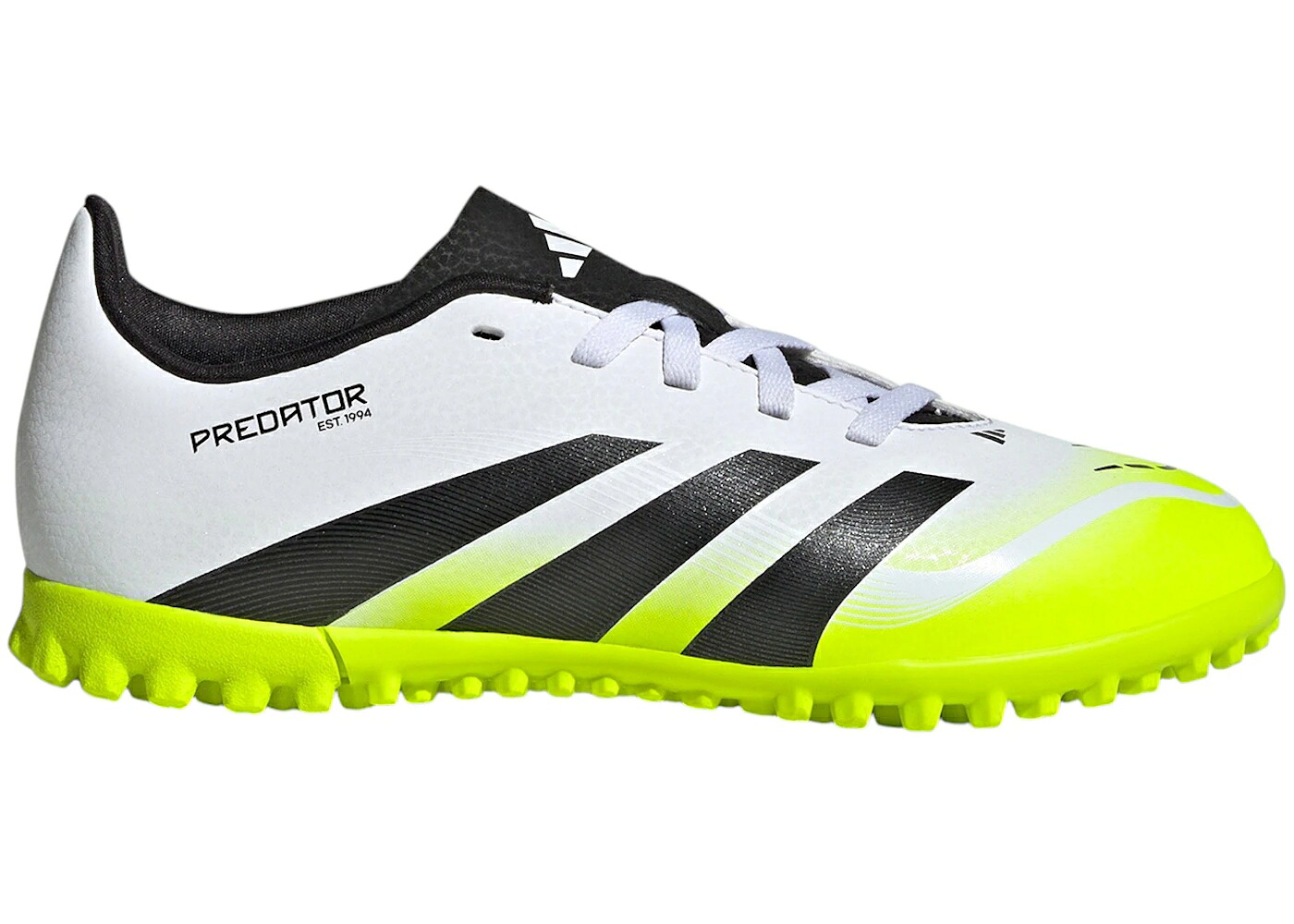 アディダス プレデター クラブ 白色 ホワイト コア 黒色 ブラック ジュニア キッズ ADIDAS PREDATOR CLUB TF CLOUD WHITE CORE BLACK LUCID LEMON (GS) / CLOUD WHITE CORE BLACK LUCID ベビー マタニティ スニーカ|スニケス