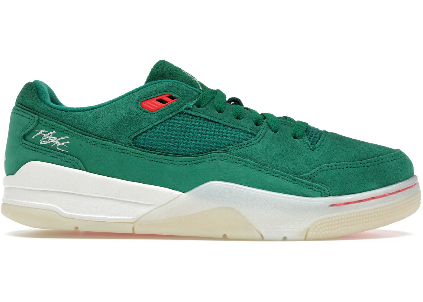 ナイキ ジョーダン 飛翔 厚地の外套 スニーカー メンズ JORDAN FLIGHT COURT MALACHITE / MALACHITE INFRARED 23 MUSLIN