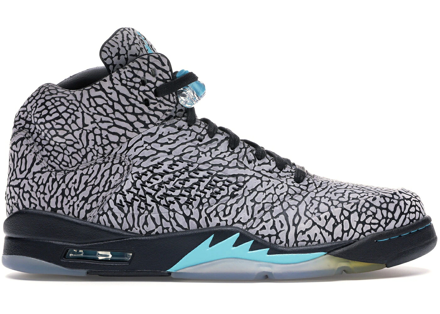 ナイキ ジョーダン 薄墨色 シメント 薄墨色 青み 青色 黒いこと 黒いこと スニーカー メンズ JORDAN 5 RETRO 3LAB5 / CEMENT GREY GAMMA BLUE BLACK