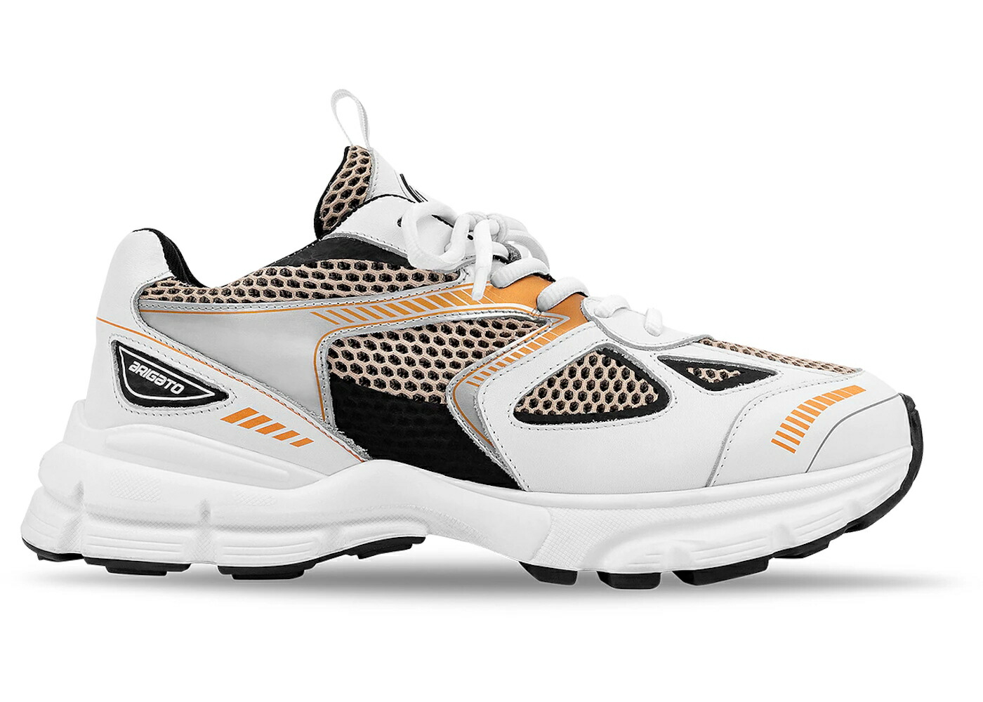 アクセルアリガト 白色 ホワイト 黒色 ブラック 橙 オレンジ WOMEN'S スニーカー レディース AXEL ARIGATO AXEL ARIGATO MARATHON RUNNER WHITE BLACK ORANGE (WOMEN'S) / WHITE BLACK ORANGE