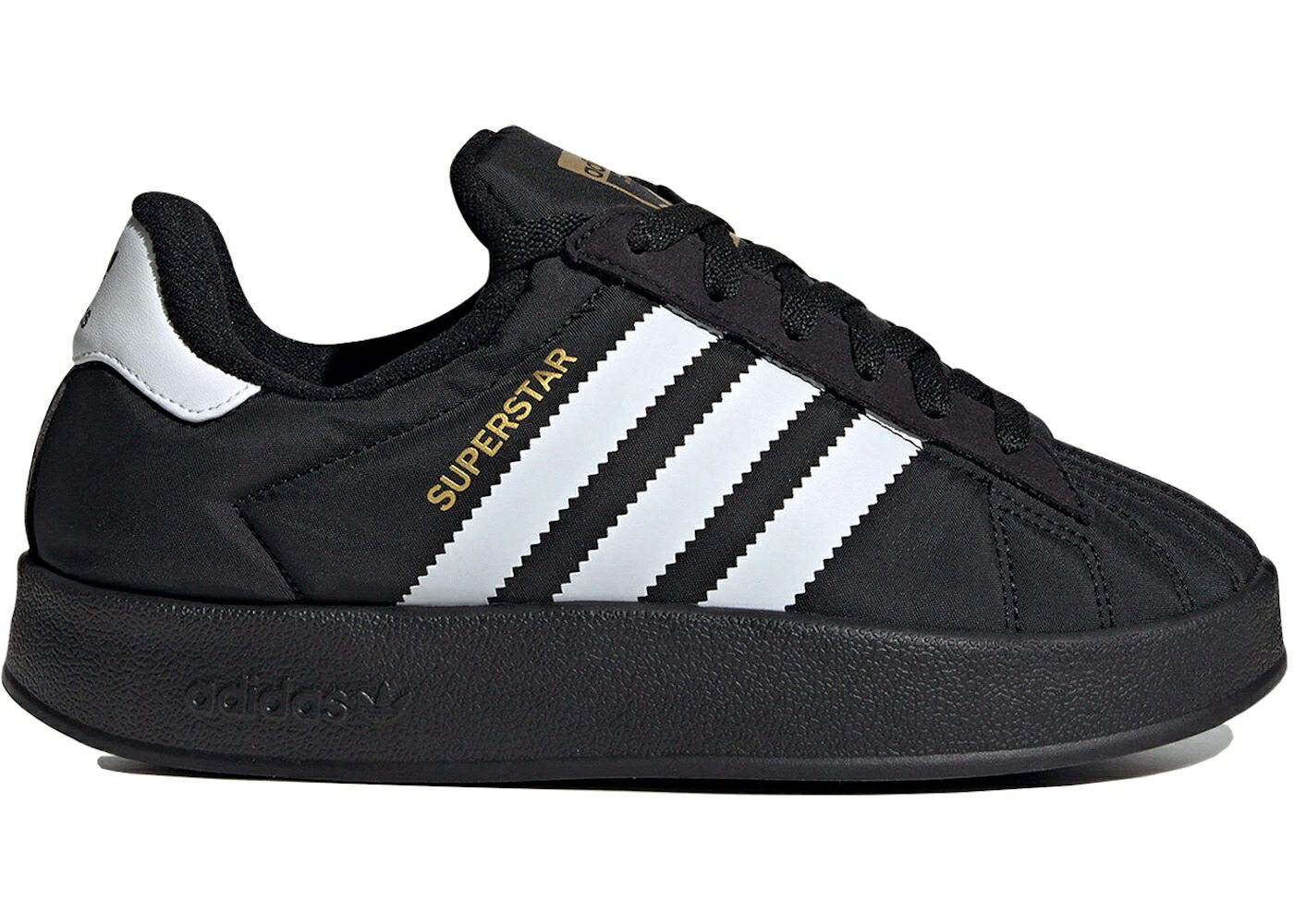 アディダス スーパースター 黒色 ブラック 白色 ホワイト コア ゴールド WOMEN'S スニーカー レディース ADIDAS SUPERSTAR HOME BLACK WHITE (WOMEN'S) / CORE BLACK WHITE GOLD