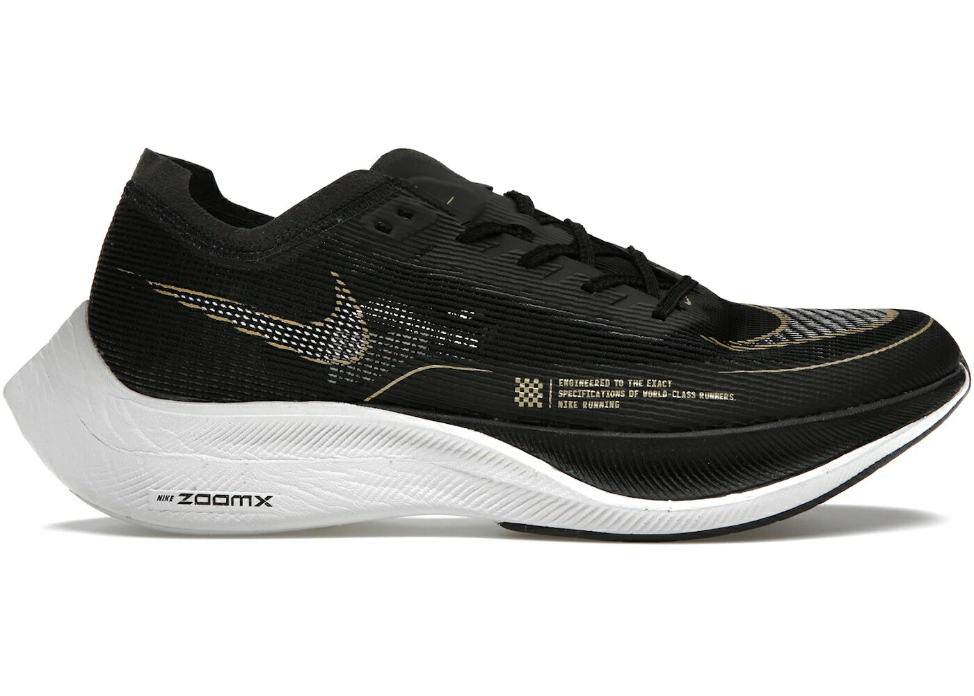 ナイキ 黒いこと 黒いこと ゴールド 鋳貨 白いこと 白いこと NEXT% スニーカー メンズ NIKE ZOOMX VAPORFLY 2 BLACK METALLIC GOLD COIN / BLACK METALLIC GOLD COIN WHITE