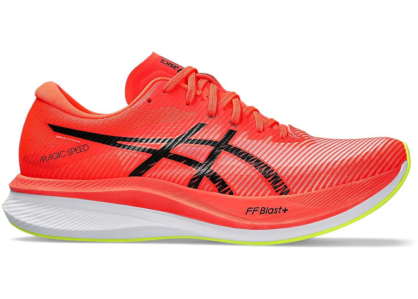 アシックス マジック スピード 赤 レッド 黒色 ブラック スニーカー メンズ ASICS MAGIC SPEED 3 SUNRISE RED BLACK / SUNRISE RED BLACK