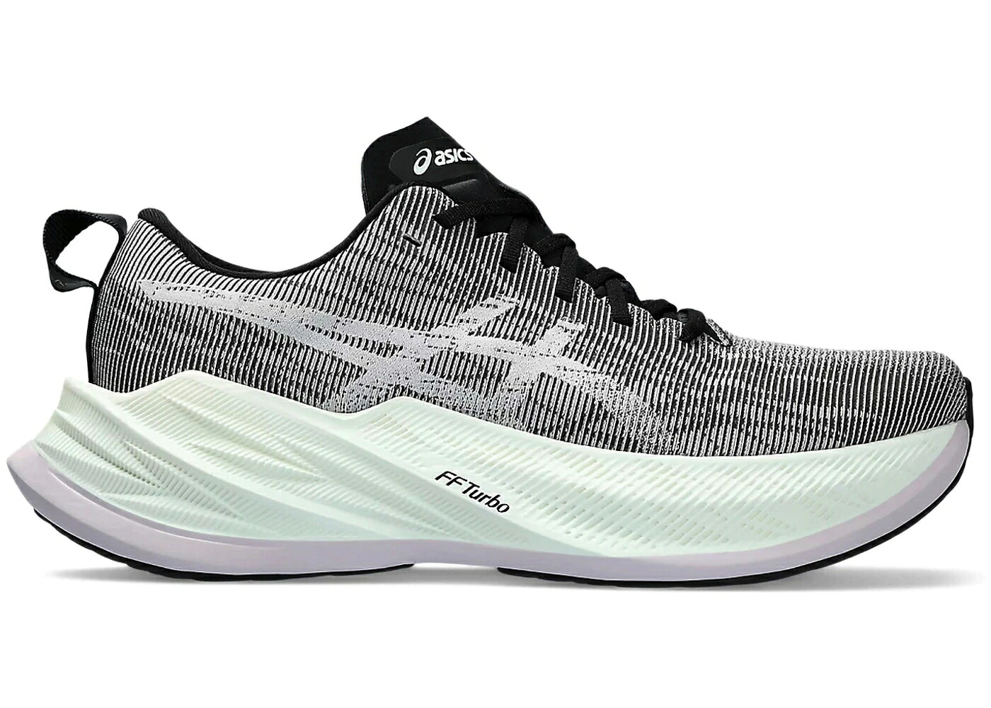 アシックス 黒色 ブラック 白色 ホワイト スニーカー メンズ ASICS SUPERBLAST BLACK LILAC HINT / WHITE LILAC HINT|スニケス